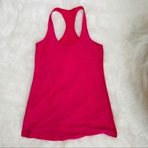 Lululemon cool racer back tank - pink; size 8